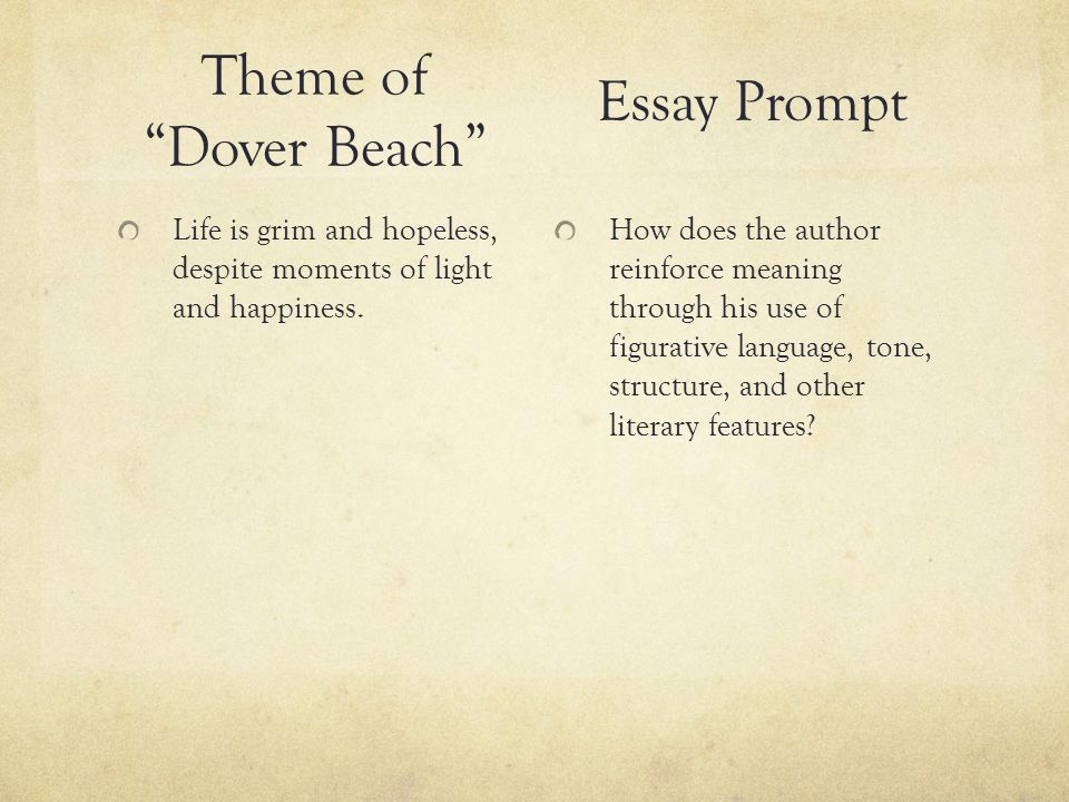 dover beach stanza 4 analysis
